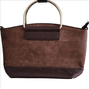 Vintage Bosalina Handbag Purse Brown